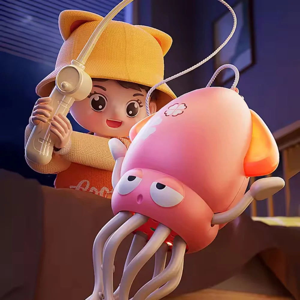 Cat Interactive Dancing Octopus Toy Rechargeable Smart Pet Electronic Toys Dog Automatic Obstacle Avoidance Cat Dog Training