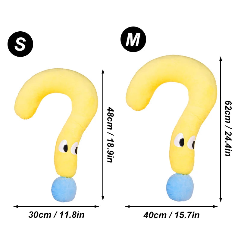 Cute Question mark, Soft & Supportive Pet Pillow Bed – Ultimate Comfort for Peaceful Sleep