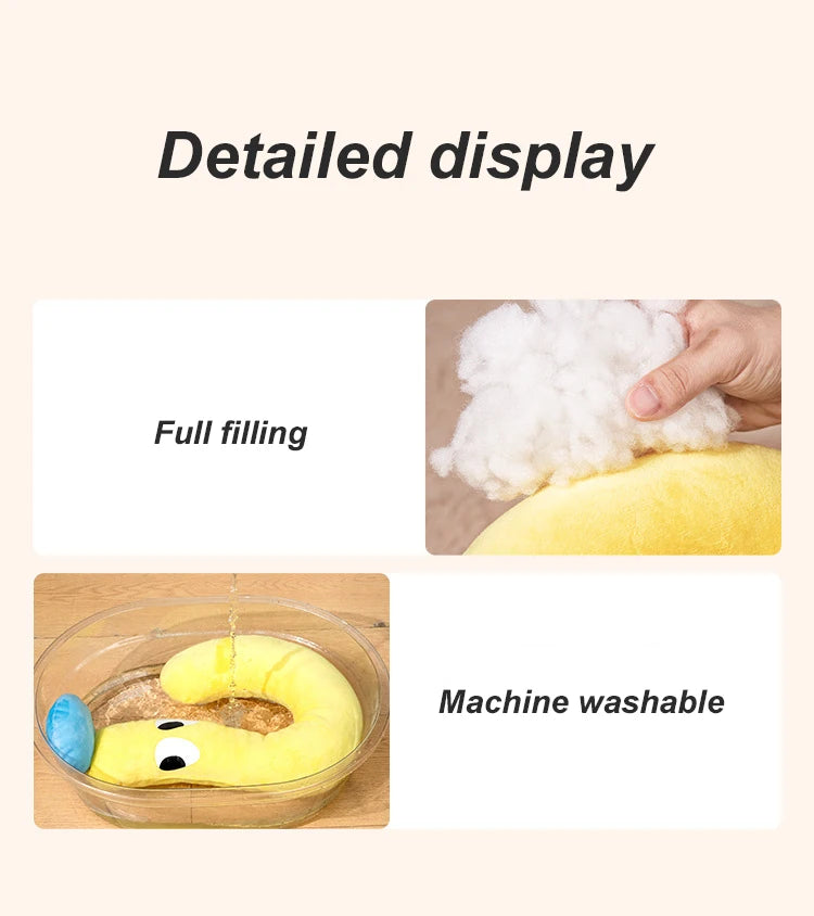 Cute Question mark, Soft & Supportive Pet Pillow Bed – Ultimate Comfort for Peaceful Sleep