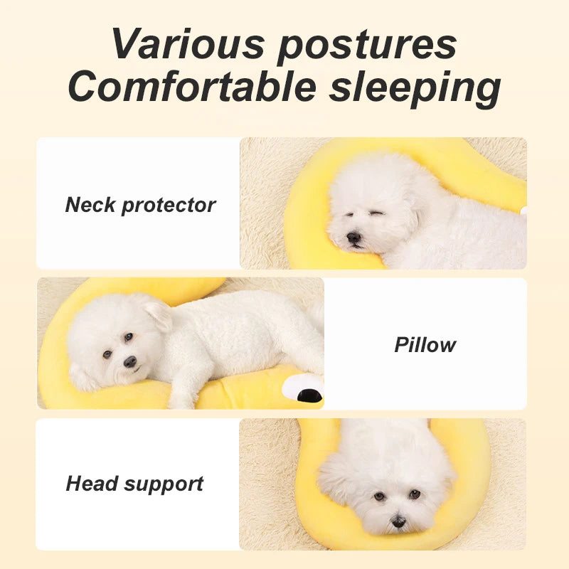 Cute Question mark, Soft & Supportive Pet Pillow Bed – Ultimate Comfort for Peaceful Sleep