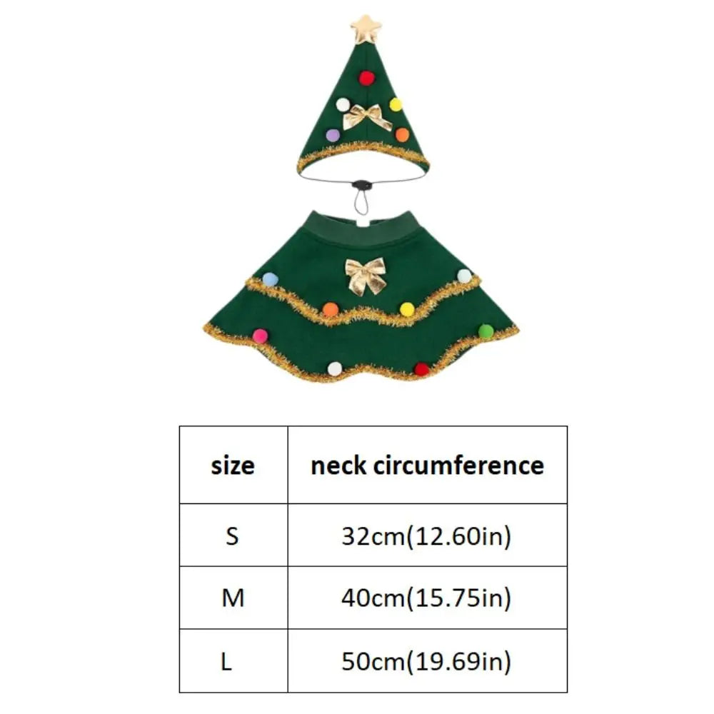 Christmas Tree Pet Sweater – Cozy Holiday Knit for Cats & Small Dogs