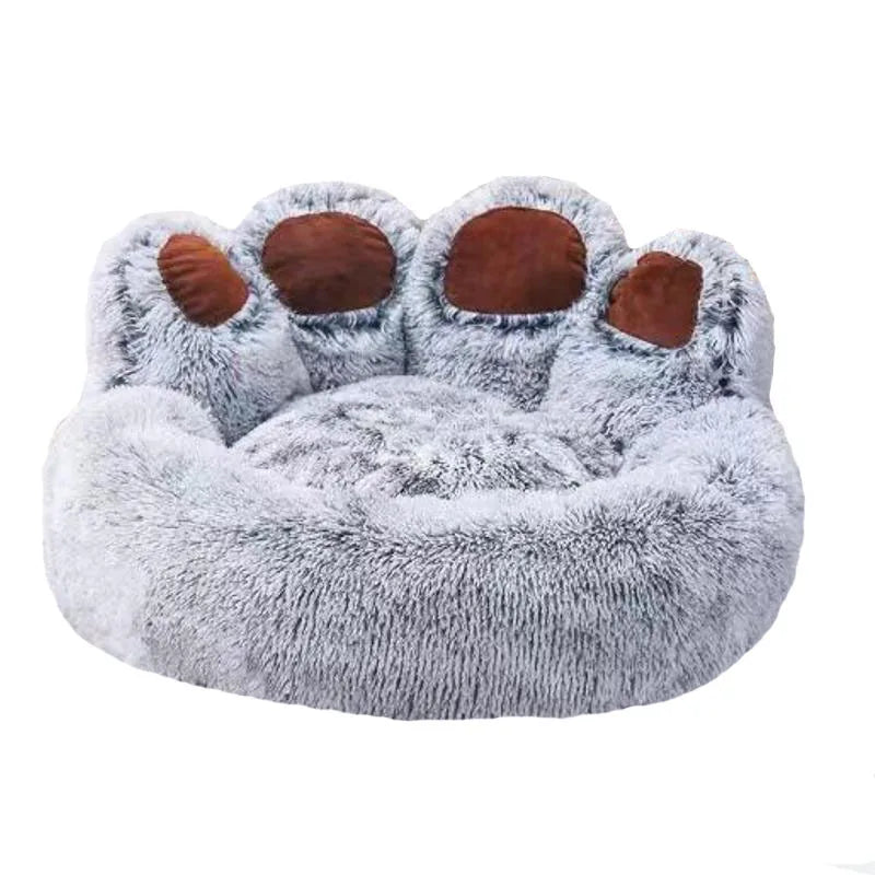 Fluffy Plush Dog & Cat Bed – Soft Kennel Cushion, Washable Pet Sofa Mat