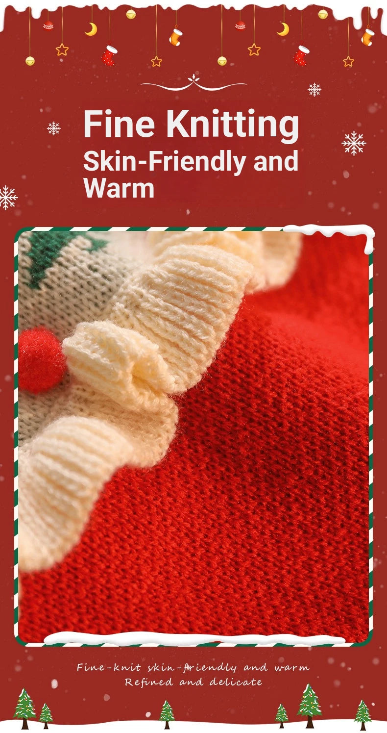 Cute Santa Claus Pet Sweater for Cats & Dogs – Cozy Christmas Outfit for Winter Fun